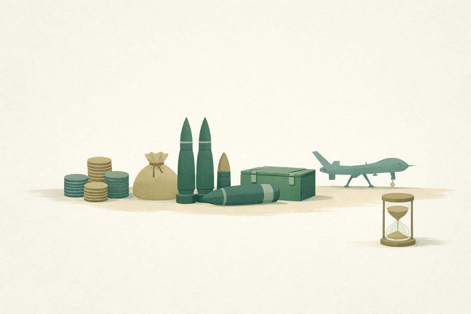 AI-generated conceptual illustration: CBO estimates Iran operations cost $38 billion