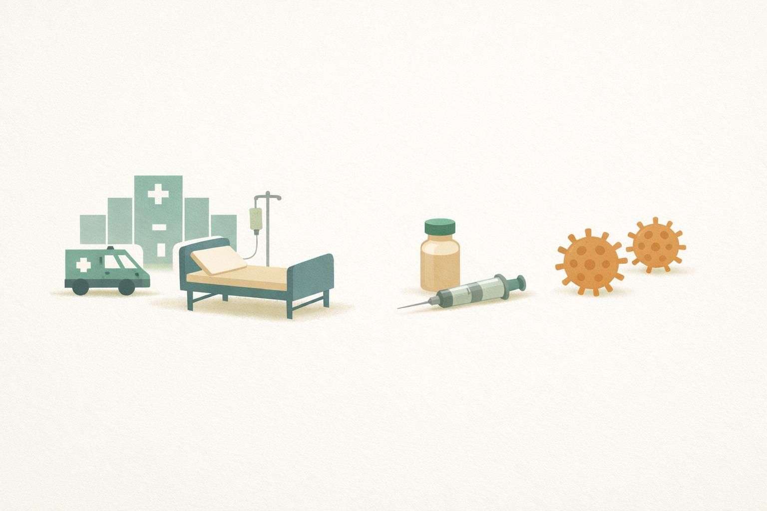 AI-generated conceptual illustration: Pennsylvania measles outbreak passes 900 cases