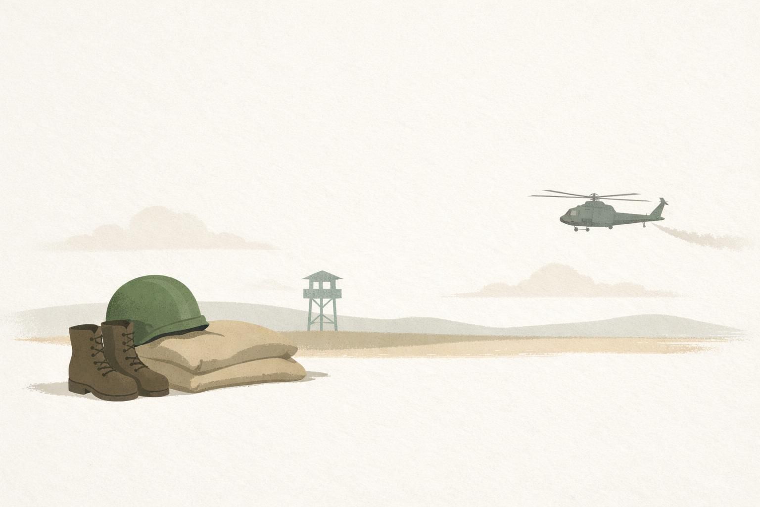 AI-generated conceptual illustration: U.S. completes troop withdrawal from Iraq