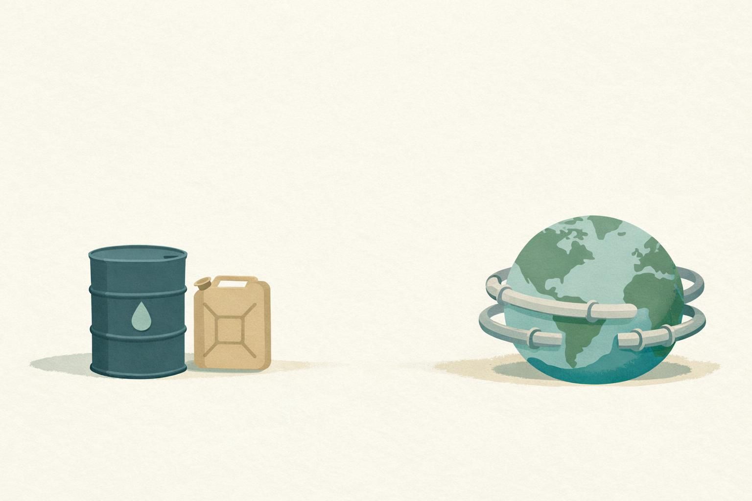 AI-generated conceptual illustration: G7 coordinates 100-million-barrel energy release