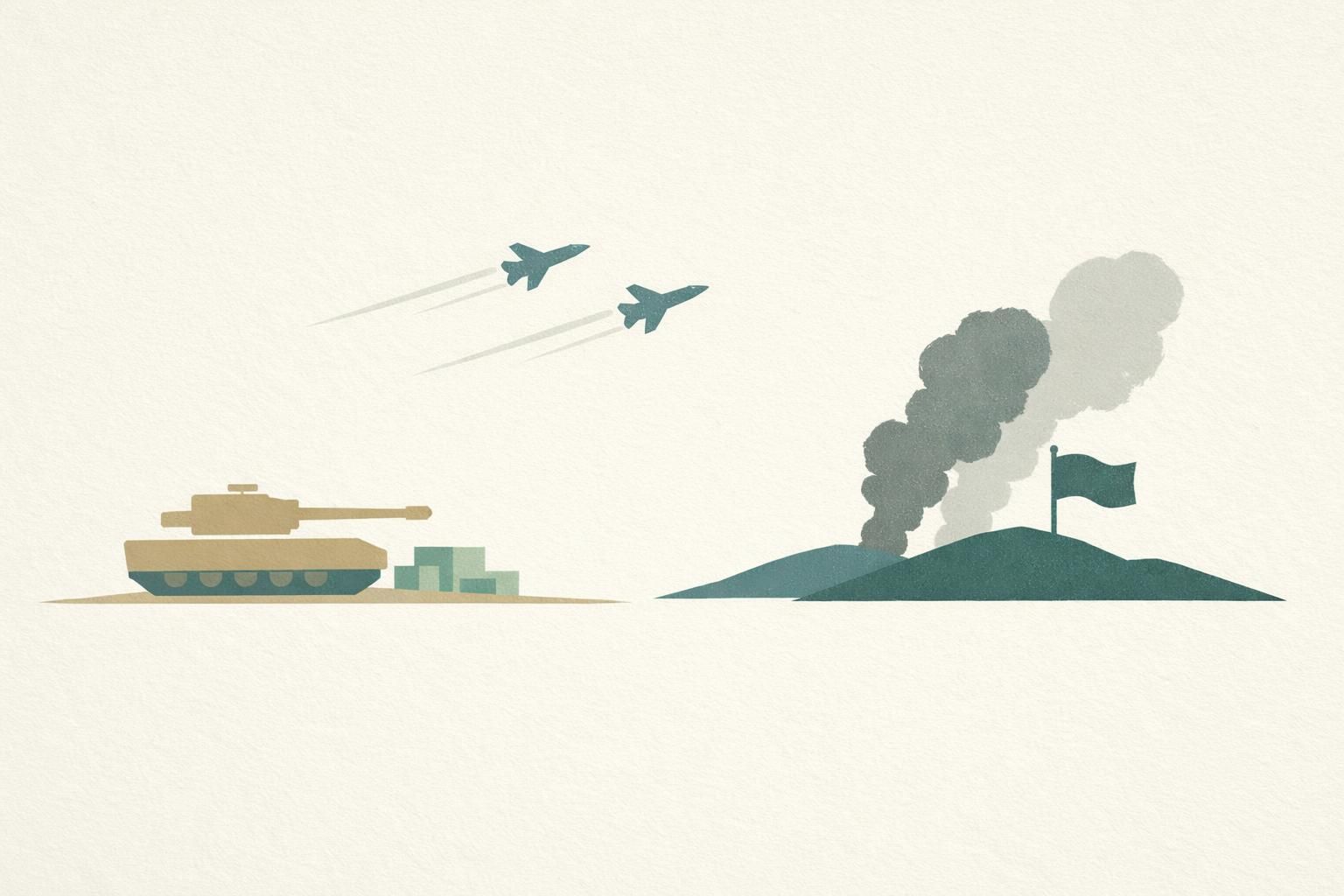 AI-generated conceptual illustration: Yemen’s government launches offensive against Houthis