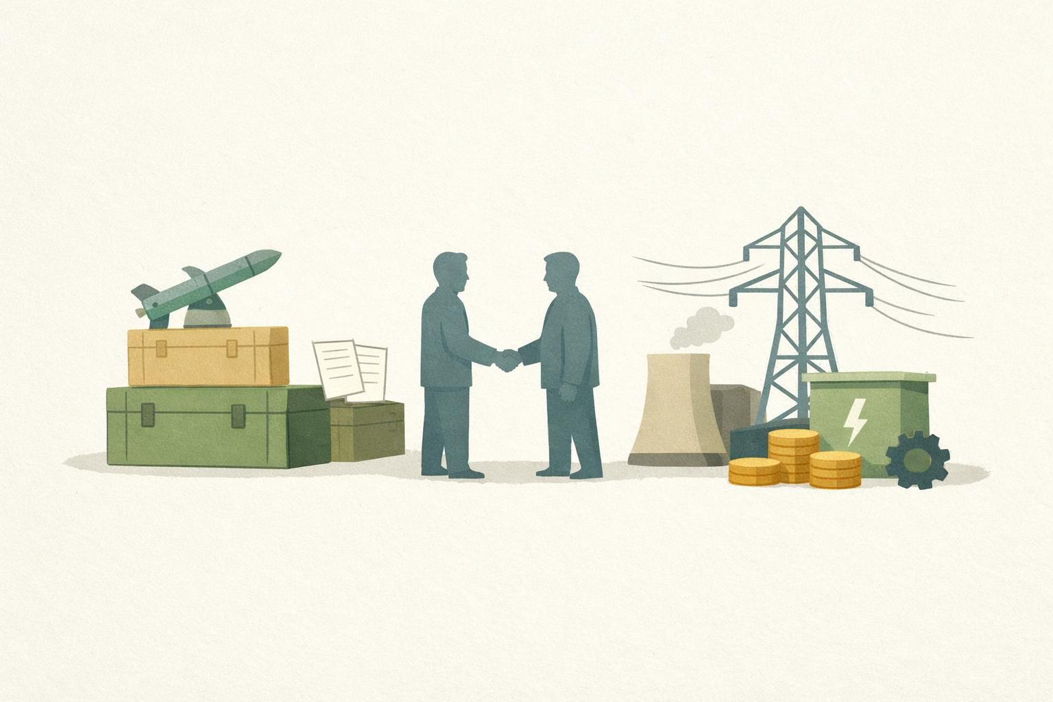 AI-generated conceptual illustration: Germany adds €1 billion in Ukraine military aid