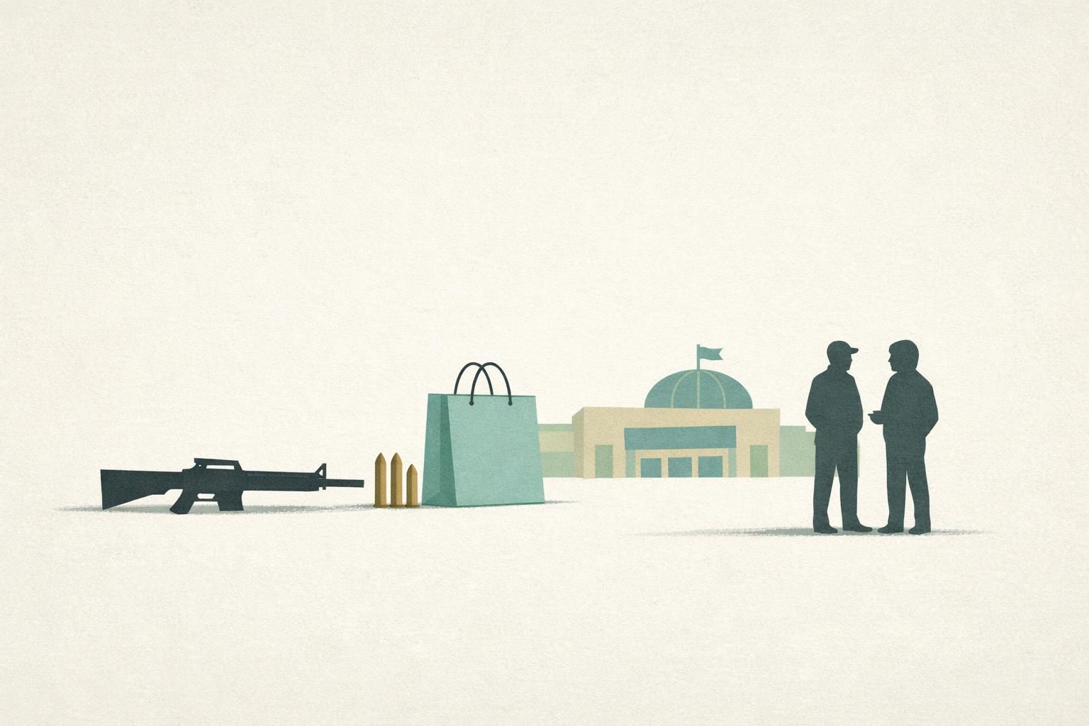 AI-generated conceptual illustration: Man charged in alleged Mall of America plot