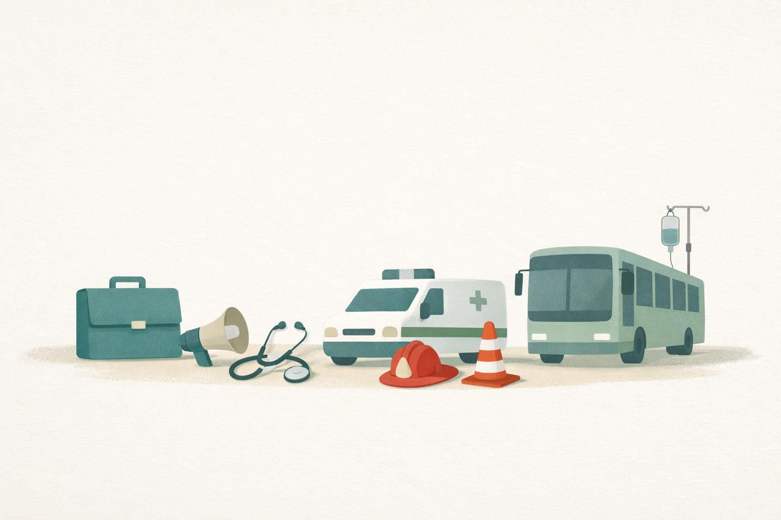 AI-generated conceptual illustration: Ireland’s public sector begins nationwide strike
