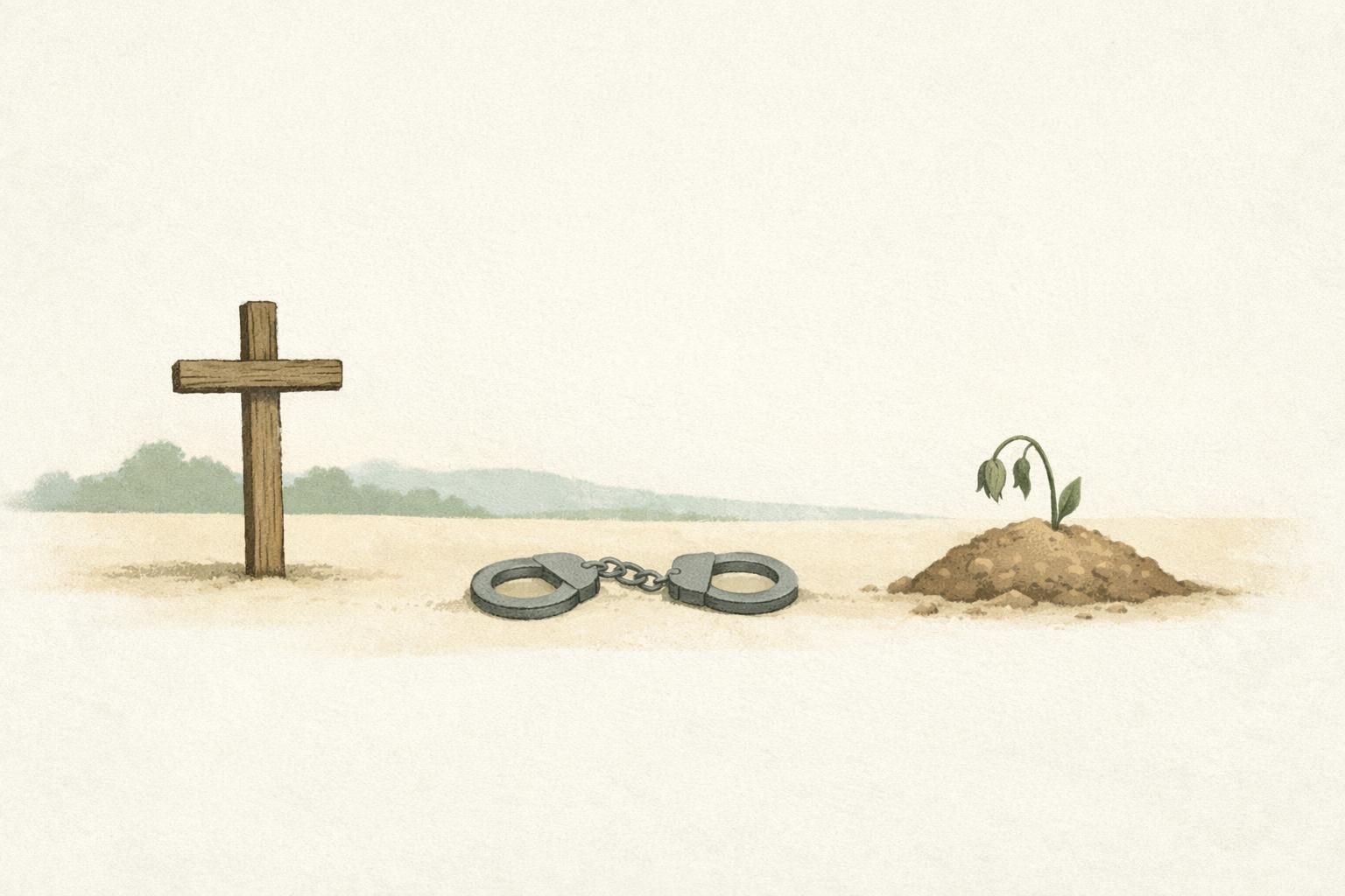 AI-generated conceptual illustration: Kenyan cult members convicted of 191 murders