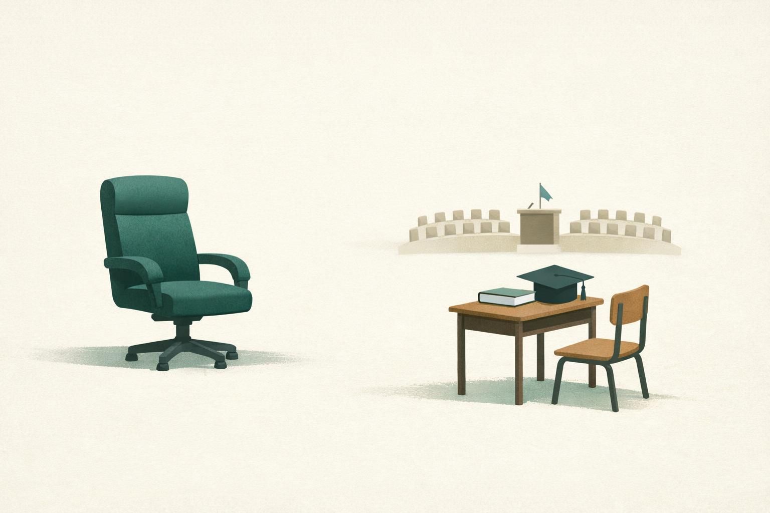 AI-generated conceptual illustration: Vucic concedes Serbia election to student movement