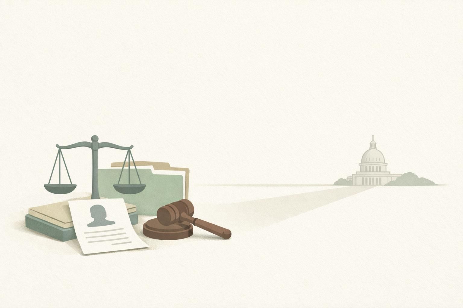 AI-generated conceptual illustration: Grand jury rejects charges against Cassidy Hutchinson