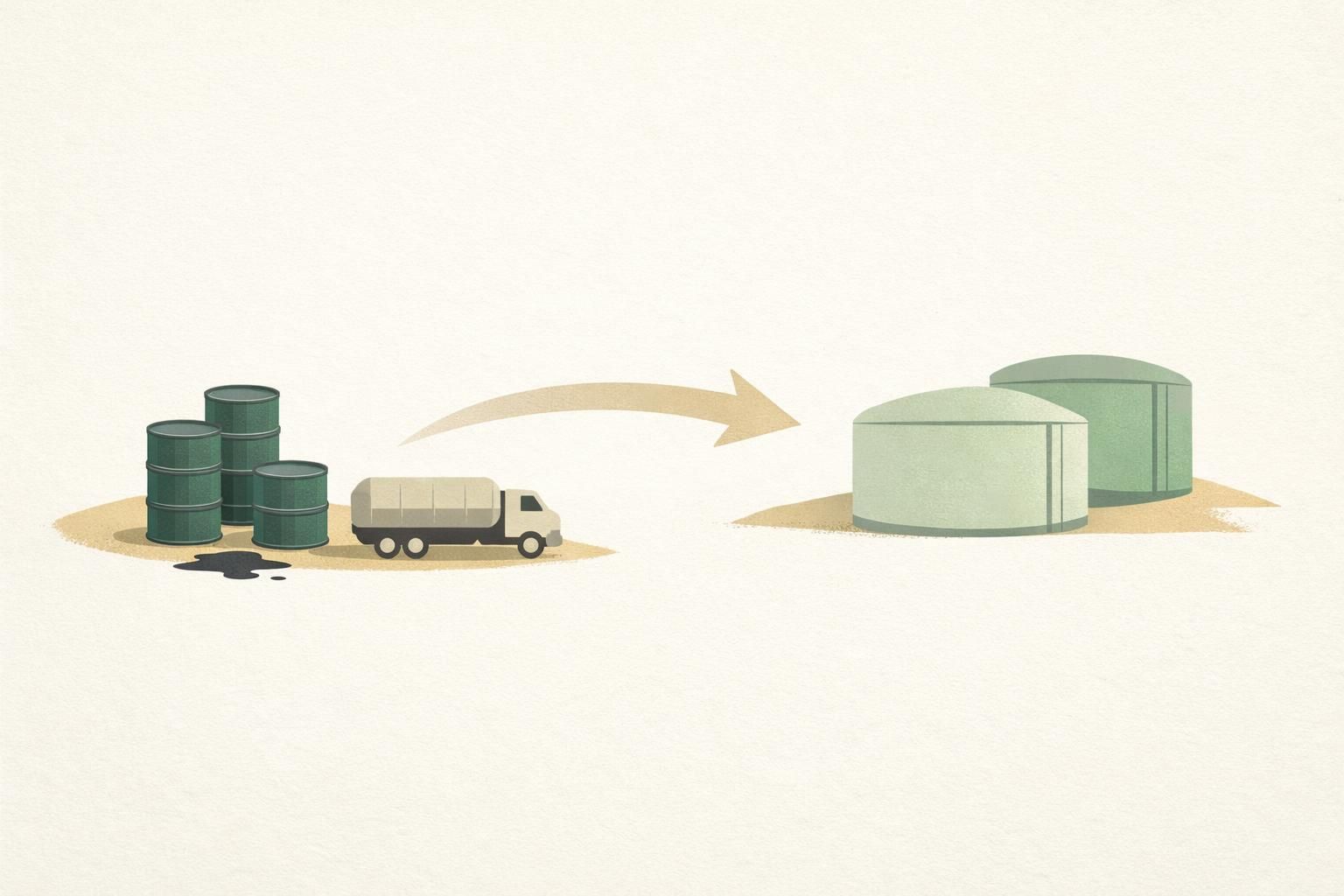 AI-generated conceptual illustration: U.S. completes 172-million-barrel oil release